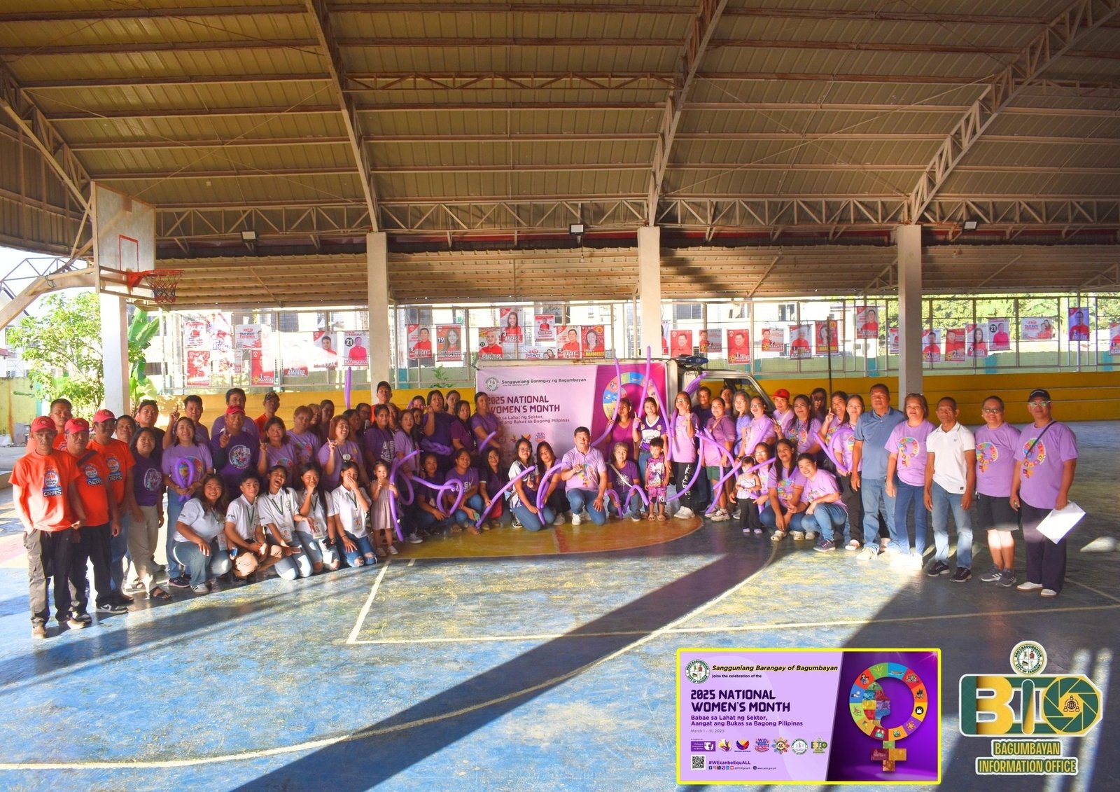 TINGNAN 2025 Brgy. Bagumbayan Women’s Month Celebration Kick-Off Parade
