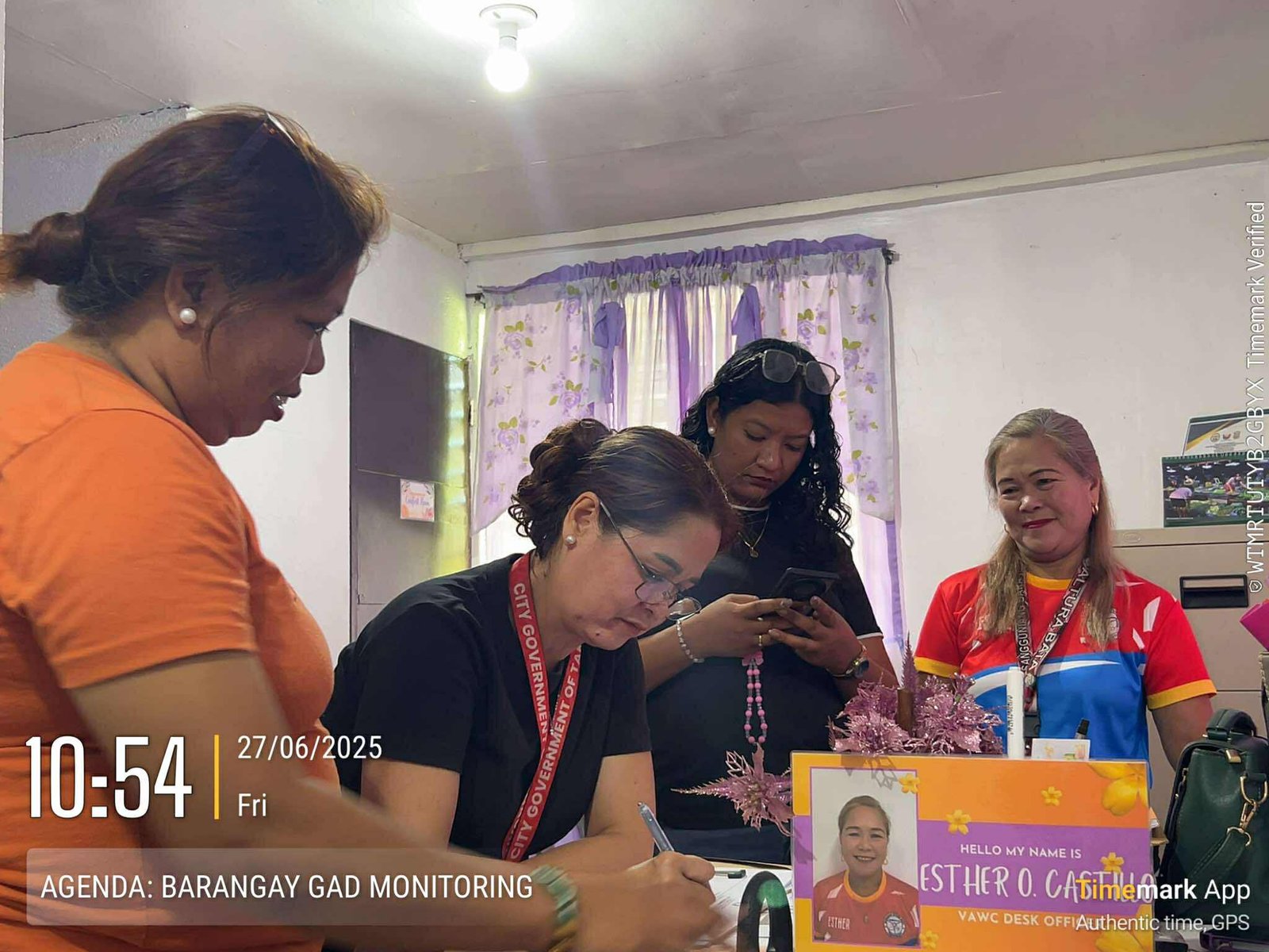 Monitoring of Barangay GAD Plan and Budget for the 1st Semester of 2025